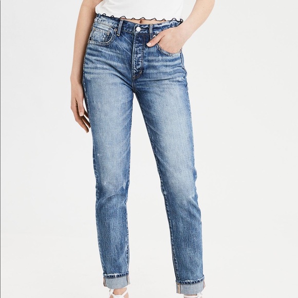 American Eagle Outfitters Denim - High-waisted Girlfriend Jean